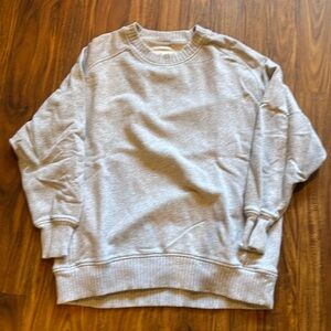 Aerie oversized gray sweatshirt.